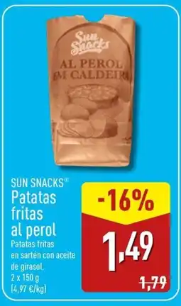 ALDI SUN SNACKS Patatas fritas al perol Patatas fritas al perol oferta