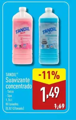 ALDI TANDIL Suavizante concentrado oferta