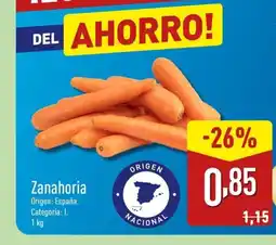 ALDI Zanahoria oferta