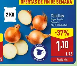 ALDI Cebollas oferta