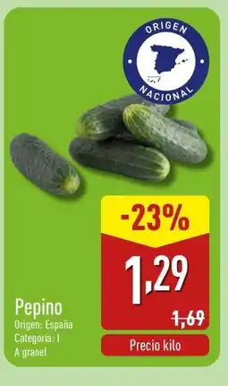 ALDI Pepino oferta