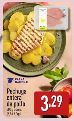 ALDI Pechuga entera de pollo oferta