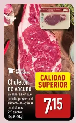 ALDI Chuletón de vacuno oferta