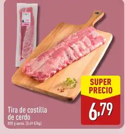 ALDI Tira de costilla de cerdo oferta