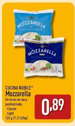 ALDI CUCINA NOBILE Mozzarella oferta