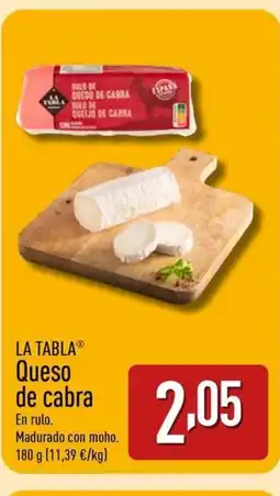 ALDI LA TABLA Queso de cabra oferta