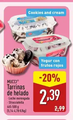 ALDI MUCCI Tarrinas de helado oferta