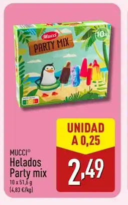 ALDI MUCCI Helados Party mix oferta
