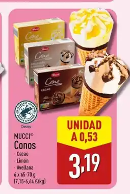 ALDI MUCCI Conos oferta