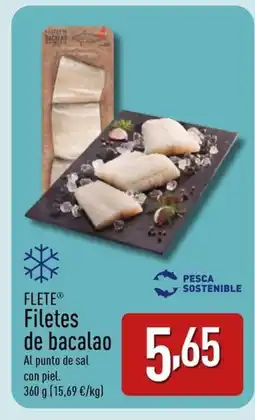 ALDI FLETE Filetes de bacalao oferta