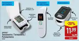 ALDI AMBIANO Tensiómetro/Termómetro / Pulsioxímetro oferta