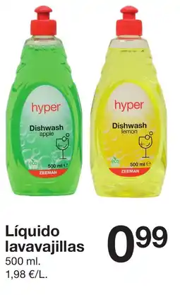 Zeeman Líquido lavavajillas oferta