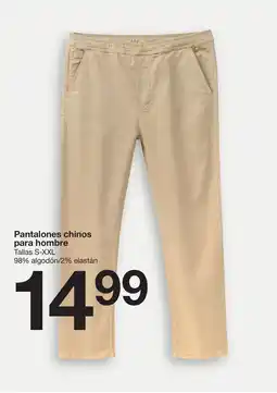 Zeeman Pantalones chinos para hombre oferta