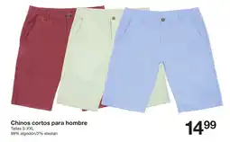 Zeeman Chinos cortos para hombre oferta