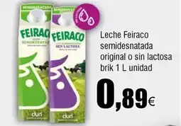 FROIZ FEIRACO Leche semidesnatada original o sin lactosa oferta