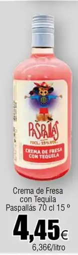 FROIZ Crema de Fresa con Tequila Paspallás 15° oferta
