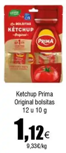 FROIZ Ketchup Prima Original bolsitas 12 u oferta