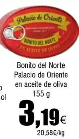 FROIZ Bonito del Norte Palacio de Oriente en aceite de oliva oferta