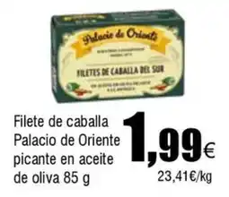 FROIZ Filete de caballa Palacio de Oriente picante en aceite de oliva oferta