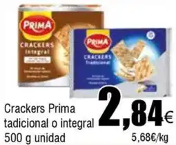 FROIZ PRIMA Crackers tadicional o integral oferta