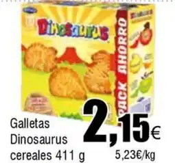 FROIZ Galletas Dinosaurus cereales oferta