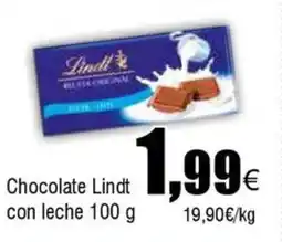 FROIZ Chocolate Lindt con leche oferta