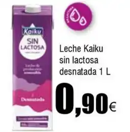 FROIZ KAIKU Leche sin lactosa desnatada oferta