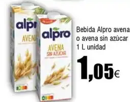 FROIZ ALPRO Bebida Alpro avena o avena sin azúcar oferta