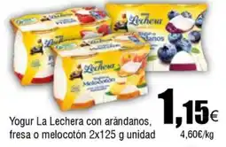 FROIZ Yogur La Lechera con arándanos, fresa o melocotón oferta
