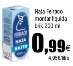 FROIZ FEIRACO Nata montar líquida oferta