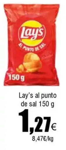 FROIZ LAY'S al punto de sal oferta