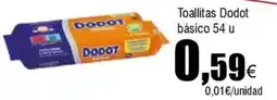 FROIZ DODOT Toallitas básico 54 u oferta