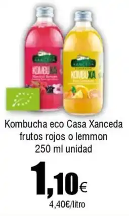 FROIZ Kombucha eco Casa Xanceda frutos rojos o lemmon oferta