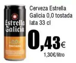 FROIZ ESTRELLA GALICIA Cerveza 0,0 tostada oferta
