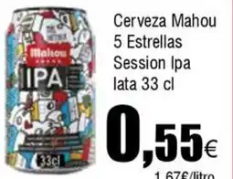 FROIZ MAHOU Cerveza 5 Estrellas Session Ipa oferta