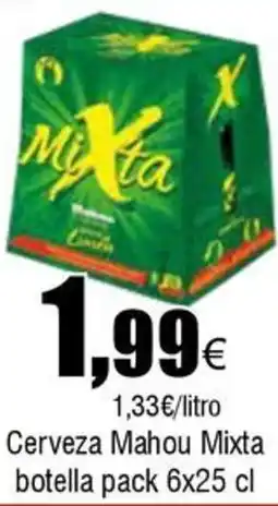 FROIZ MAHOU Cerveza Mixta oferta