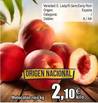 FROIZ Melocotón rojo oferta
