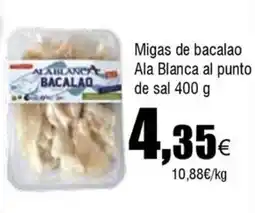 FROIZ Migas de bacalao Ala Blanca al punto de sal oferta