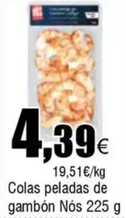 FROIZ Colas peladas de gambón Nós oferta