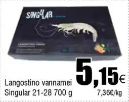 FROIZ Langostino vannamei Singular 21-28 oferta