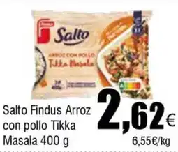 FROIZ FINDUS Salto Arroz con pollo Tikka Masala oferta