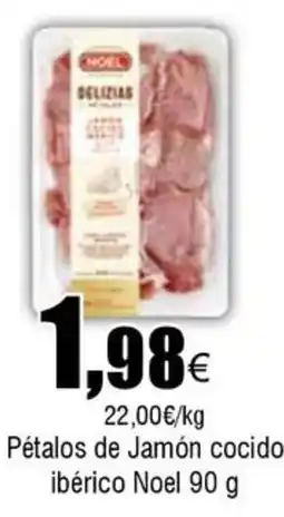 FROIZ NOEL Pétalos de Jamón cocido ibérico oferta