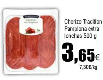FROIZ Chorizo Tradition Pamplona extra lonchas oferta