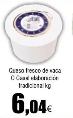 Cash FROIZ Queso fresco de vaca O Casal elaboración tradicional oferta