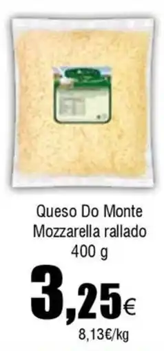 Cash FROIZ Queso Do Monte Mozzarella rallado oferta