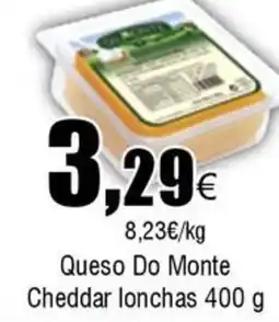 Cash FROIZ Queso Do Monte Cheddar lonchas oferta