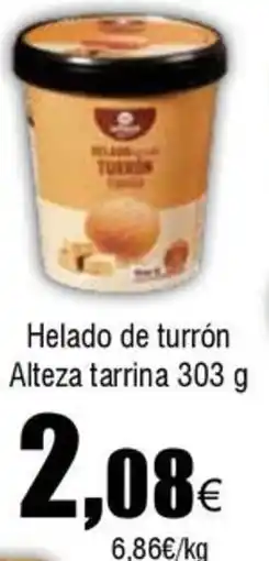 Cash FROIZ Helado de turrón Alteza tarrina oferta
