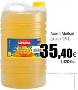 Cash FROIZ ABRILSOL Aceite girasol oferta