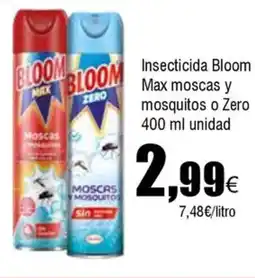Cash FROIZ BLOOM Insecticida Max moscas y mosquitos o Zero oferta