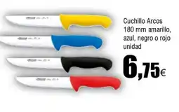 Cash FROIZ Cuchillo Arcos 180 mm amarillo, azul, negro o rojo oferta